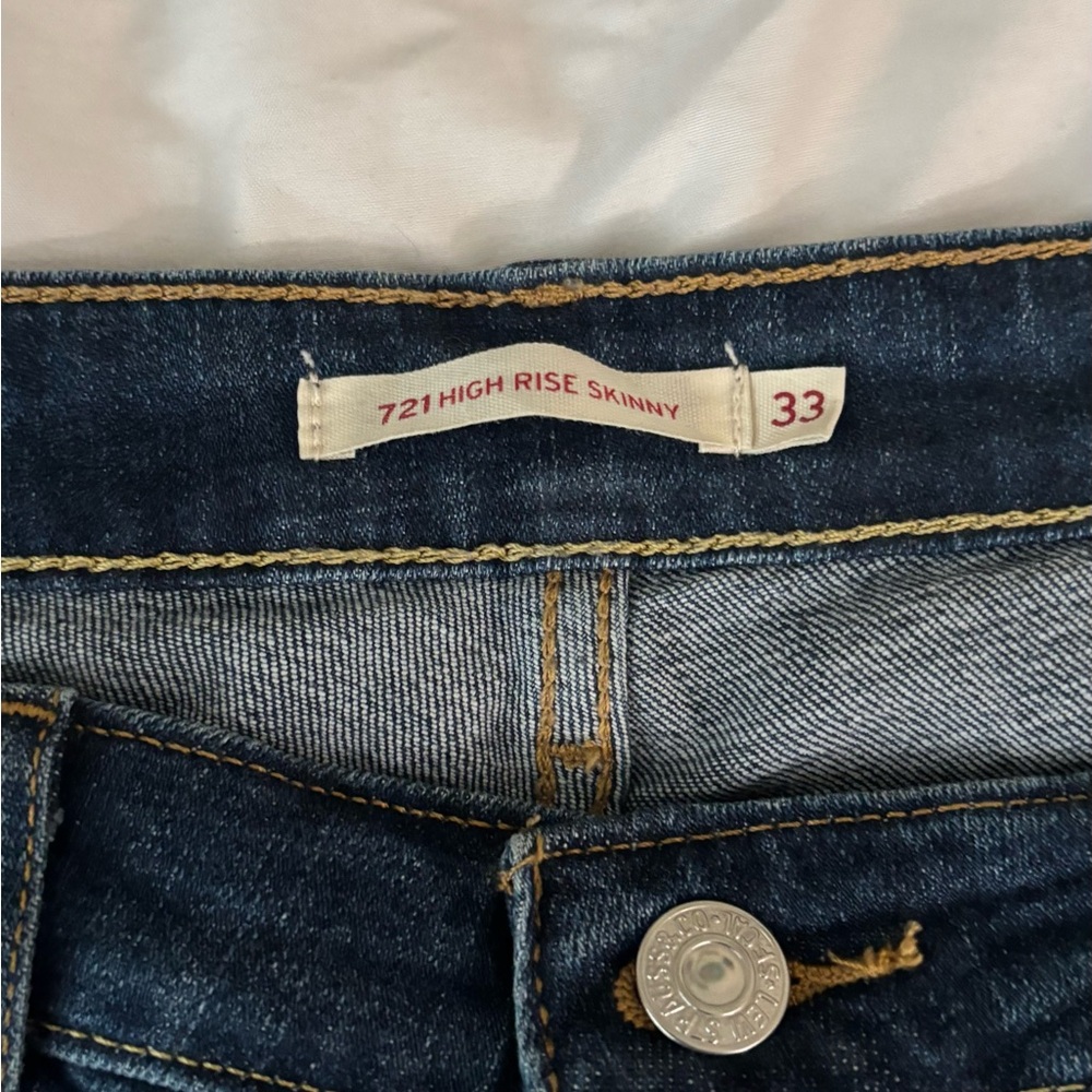 Levi's Dark Blue Denim Jeans